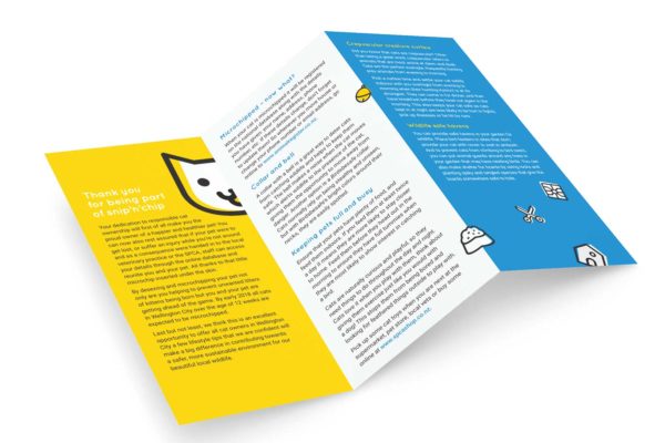 Leaflet design by Wellington design agency Wonderlab