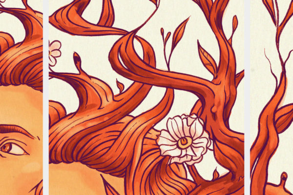 Close up detail of an illustration by Wellington agency Wonderlab.