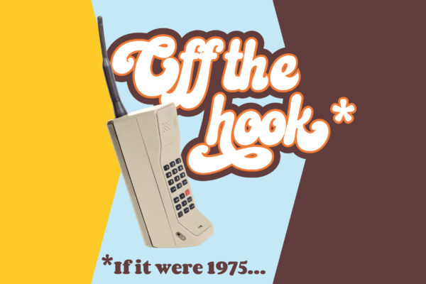 Old phone and retro graphics designed by Wonderlab for a public awareness social media campaign.