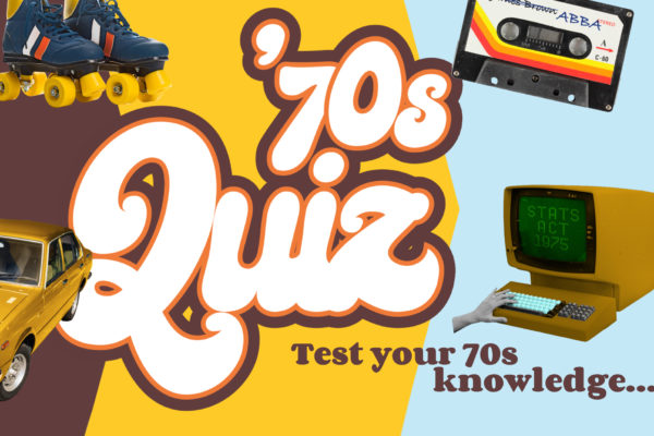 70's Quiz graphics designed by Wonderlab as a public awareness social media campaign.