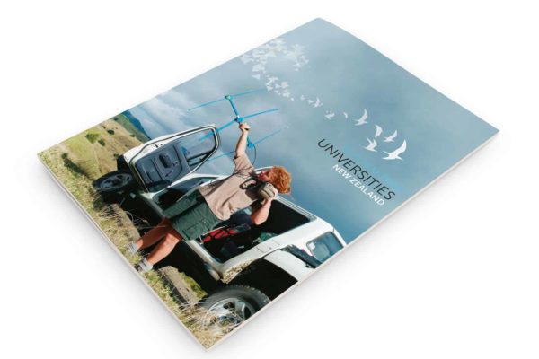 Annual report book cover design by print designers Wonderlab