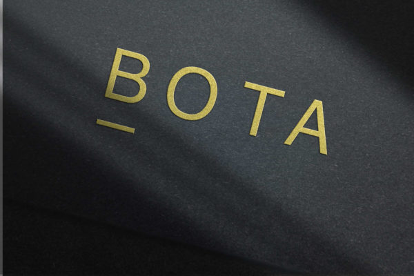 Classic gold and black type based logo design by brand strategists Wonderlab.