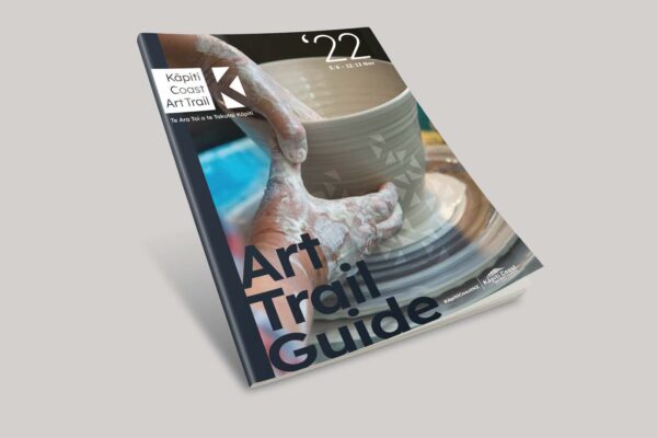 The cover of the art trail guide.